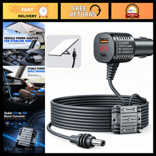 105W Mini Car Power Adapter 12V-24V to 30V, Cigarette Lighter with Voltage Displ picture