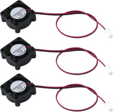 3Pcs 12V 0.1A 2Pin 25X25X10Mm DC Small Mini Brushless Cooling Fan picture