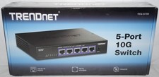 New TRENDnet TEG-S750 5-Port 10G Unmanaged Switch Multi-Gigabit Fanless Metal picture