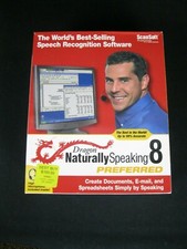  NIB Dragon Naturally Speaking 8 Preferred  ScanSoft  picture
