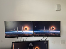 Two (2) Acer KB242Y Ebi 23.8in FHD 100Hz 1ms LCD HDMI & Wall Mountable Black picture