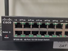 Cisco SF200-48 SLM248GT-NA 48-Port 10/100 Smart Managed Switch- Tested and Works picture