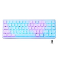 HITIME x XVX M67 Wireless 60% Percent Keyboard, QMK/VIA Topographic White picture