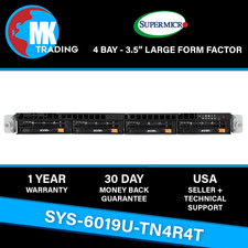 Supermicro SYS-6019U-TN4R4T 4B LFF 1U Server  -V1- Choose CPUs/RAM - Wholesale picture