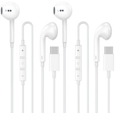 2 Pack [Apple MFi Certified] USB Headphones Wired for iPhone 18 17 16 15 picture