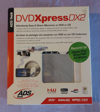 ADS Tech DVD Xpress DX2 USBAV-709-EF Video Transfer Converter DVD CD Apple Sony picture