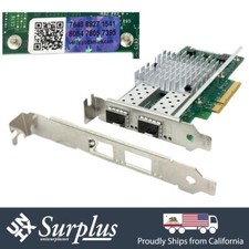 Lifetime Warranty X520-DA2 Intel 10GB SFP+ Dual Port + 2x 10G Optics 2x 2M Cable picture