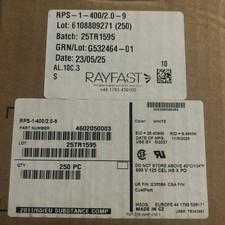 RPS-1-400/2.0-9 Rayfast, White heatshrink TR6 sleeve,25.4mm picture