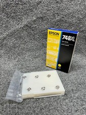 Epson 748XL Yellow Ink Cartridge, High Yield (T748XL420)OPEN BOX/SEAL picture