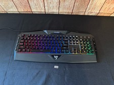 Victsing Gaming Keyboard Ergonomic USB Wired RGB Glowing Light Up picture