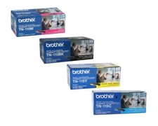 Genuine Brother TN115 Toner Set, TN-115BK, TN-115C, TN-115M, TN-115Y, Ship Fast picture