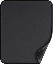 Black Mouse Pad Non-Slip Rubber Base Durable Stitched Edge picture