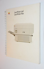 Vintage Apple LaserWriter + Plus Owners User Manual Guide 030-1296-C 147 pg book picture