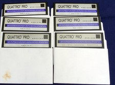 Quattro Pro 1.0 Software 5.25