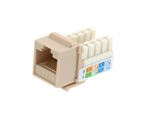 Networx Cat6 Keystone Jack - 90 Degree RJ45 Ethernet Module - 50 Micron Gold Pla picture