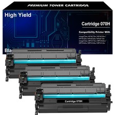 3PK 070H Black Toner for Canon CRG070 ImageCLASS MF461w MF462w MF463w MF465w picture