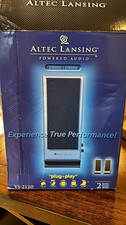 Altec Lansing VS-2120 2.0 Channel Wired Computer Speakers Silver/Black picture