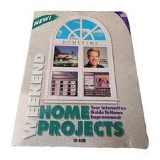 Hometime Weekend Home Projects CD-ROM 95  Improvement Windows 3.1 or later New  picture