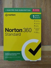 NORTON 360 STANDARD 1 DEVICE 2026 Internet Security Key Card New Ships Fast  picture
