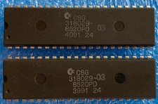 8520 MOS/CSG ODD EVEN (x2) from an Amiga 500 rev.6A... #39-41 91 picture