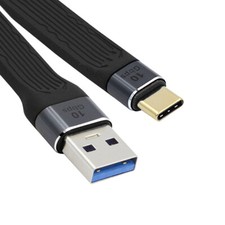 NFHK Type-C Laptop & Phone Flat Slim FPC Data Cable Host to USB3.0 Type A Male picture