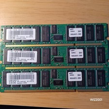 Lot 3x IBM Samsung 512MB PC2100 DDR-266MHz Registered ECCServer RAM TOT=1.5GB picture