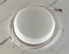 Generic White Low-Profile Cellular Antenna with RG 316 Coaxial Cable 201416-4 picture