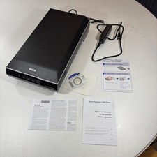 Epson Perfection V600 Photo Scanner J252A Film Negative Document Scan Powers On picture