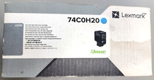 Lexmark 74C0H20 Cyan High Yield Toner Cartridge New Open Box picture