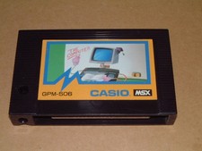 CASIO MSX Computer Introduction Vintage Software Cassette Tape Japan Tested picture