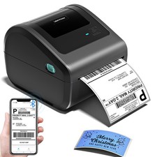 Bluetooth Shipping Label Printer with Built-in Label Bin picture
