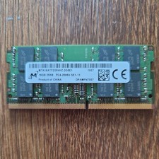 Micron Technology 16GB 2RX8 PC4-2666V-SE1-11 MTA16ATF2G64HZ-2G6E1 Laptop RAM picture