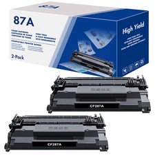 2 PK CF287A 87A Premium Toner Cartridge for HP Laserjet Pro M506 MFP M527 M501dn picture