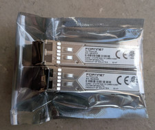 Qty 2 Fortinet FN-TRAN-SX 1GE 1000BASE-SX 850nm 550m LC MMF SFP Transceivers picture