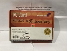 StarTech.com 2-Port Serial CardBus Adapter for Laptop Computers (Model CB2S650) picture