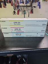 Lot Of 3: Canon GPR-30 Cyan/Magenta/Yellow Toner Cartridges picture