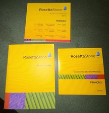 Rosetta Stone Learn French Francais Version 4 Level 1-5 Homeschool WinMac CD ROM picture