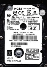 HTS545050A7E362 pn: 0J38755 mlc: DA5754 AUG-13 500GB 2.5 SATA GENUINE HGST-Apple picture