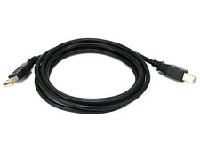 USB Cable For Dymo LabelWriter 400 450 Turbo Printer, Black, 6ft,  picture