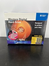 Vintage Western Digital Internal EIDE 100 GB Hard Drive Model WD1000BB. picture
