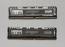 Ballistix Sport 8GB (2x4GB) RAM DDR4 2400MHz BLS4GD240FSB used picture