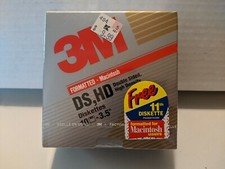 New NOS 3M DS HD High Density 3.5