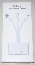 5-in-1 All-Round Camera Memory Card Reader,Lightning+Type C+USB A OTG Adapter picture