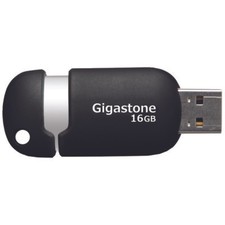 Gigastone(r) 16GB FLSH DRVE BLK GS-Z16GCNBL-R Computers Tablets Gaming Computer picture