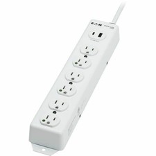 Tripp Lite PS615HGUSB 15ft Medical-Grade Power Strip 6 Outlets USB picture