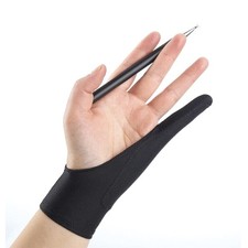 1Pc Two Finger Anti-fouling Glove Drawing & Pen Graphic Tablet Pad For Artist picture