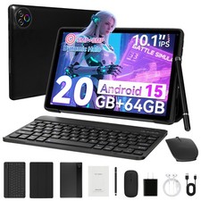 2026 Android 15 Tablet set 10.1 inch 20GB RAM 64GB ROM WIFI Widevine L1 IPS LCD picture