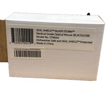 Seal Shield SM7 Silver Storm Optical Mouse Medical Grade USB, Black STM042 - NEW picture