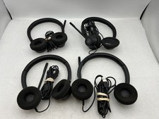 LOT OF 4 Dell Plantronics BW3320-M USB-A Headset  picture