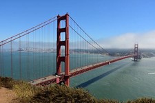 Landscape golden gate bridge architecture san francisco Custom Gaming Mat Desk picture